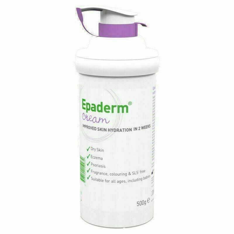 Epaderm Cream 500g Pump Moisturises Dry Skin Eczema Psoriasis Emollient