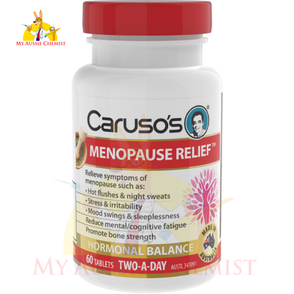Caruso's Menopause Relief 60 Tablets MyAussieChemist