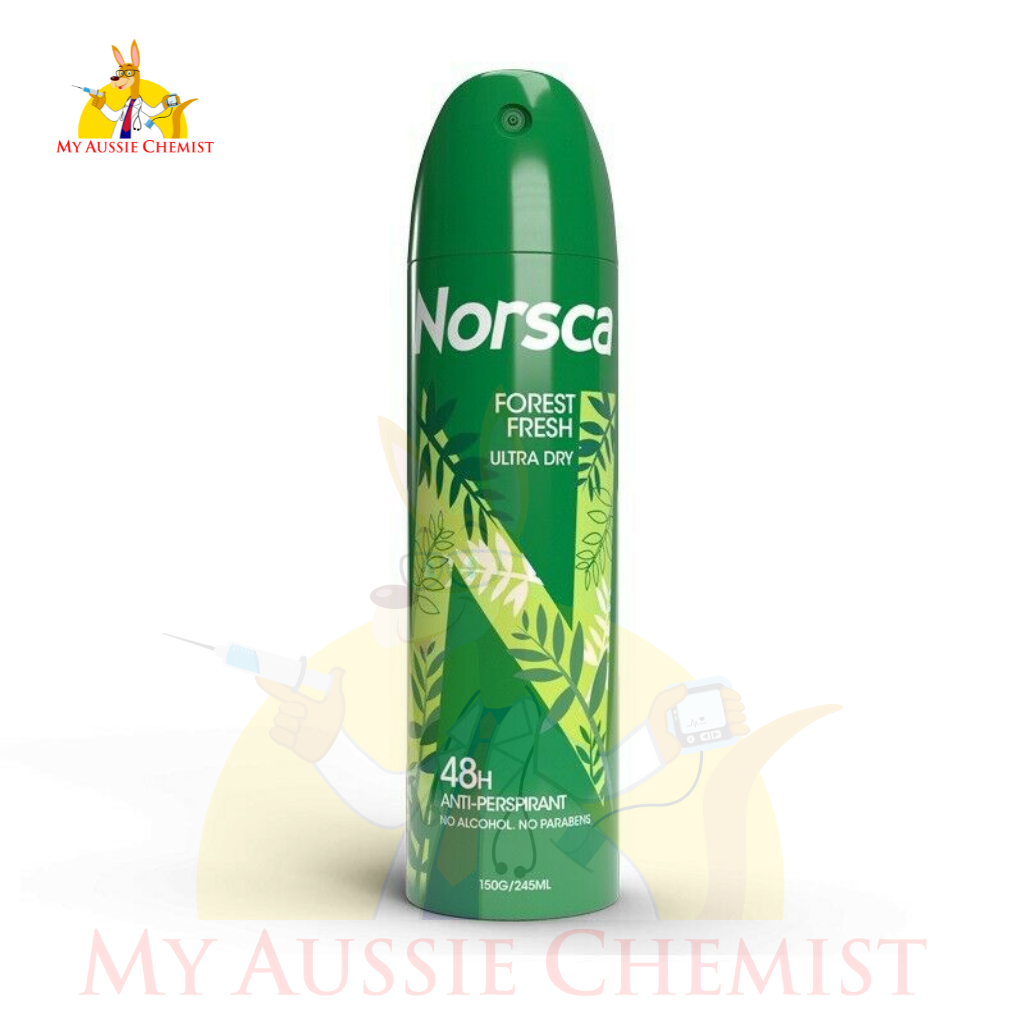 Norsca Forest Fresh Anti-Perspirant Deodorant 150g Fast Drying Long Lasting