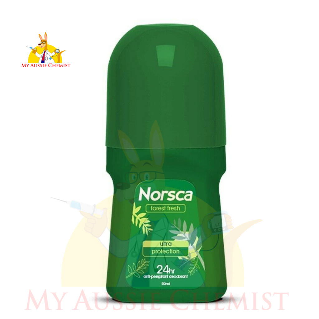 Norsca Forest Fresh Roll On 24hr Anti-Perspirant Deodeorant 50ml FastDry Lasting