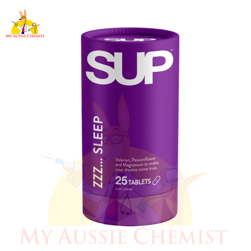 SUP ZZZ SLEEP 25 Tablets MyAussieChemist
