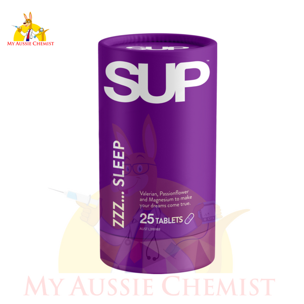 SUP ZZZ SLEEP 25 Tablets MyAussieChemist