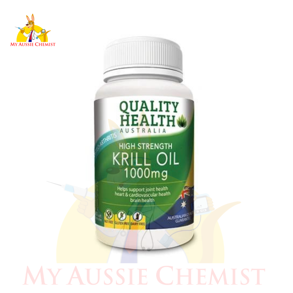 Quality Health High Strength Krill Oil 1000mg 60 Capsules