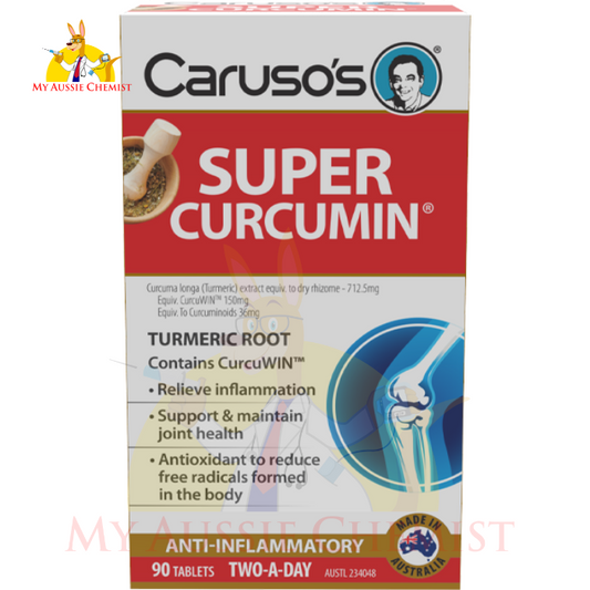 Caruso's Super Curcumin 90 Tablets