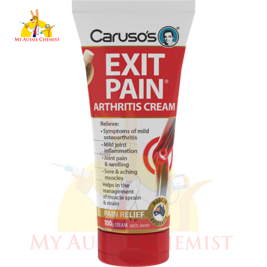 Caruso's Exit Pain Arthritis Cream 100g