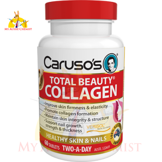 Caruso's Total Beauty Collagen 60 Tablets