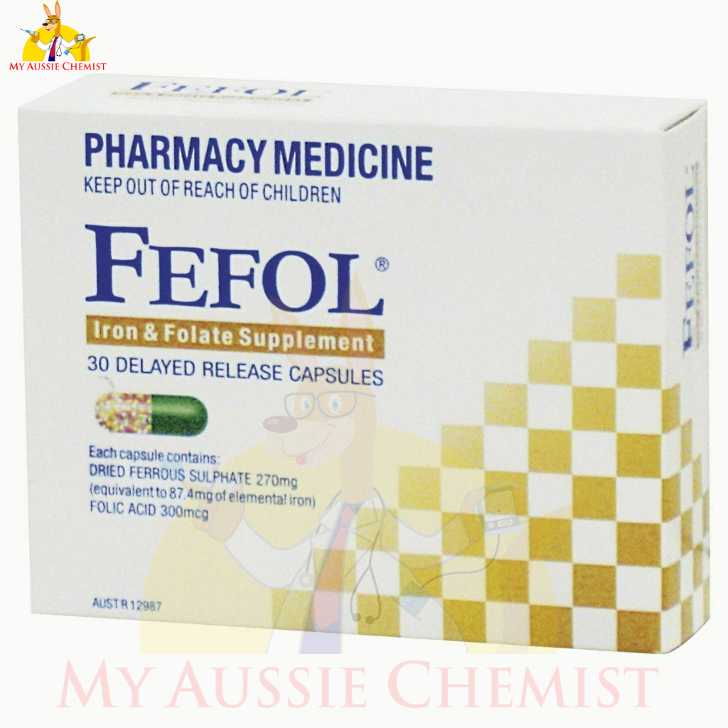 FEFOL SPANSULE 30 CAPSULES 30S IRON AND FOLATE SUPPLEMENT CAP X SPANSULES - CAPS