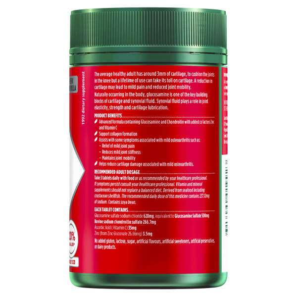 Nature's Own Glucosamine Sulfate & Chondroitin Advanced 180 Tablets