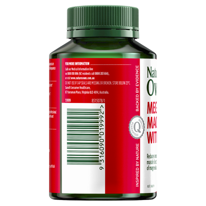 Nature's Own Mega Magnesium with Vitamin D3 100 Tablets 1 A Day Muscle Health
