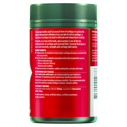 Nature's Own Glucosamine Sulfate 240 Tablets Mild Osteoarthritis Relief Joints