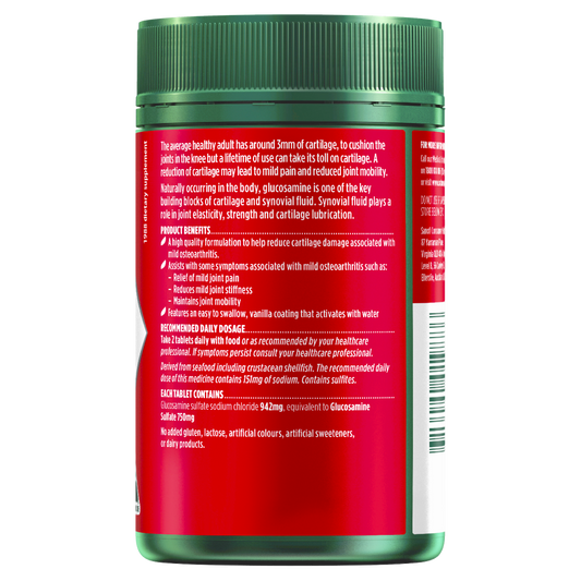 Nature's Own Glucosamine Sulfate 240 Tablets Mild Osteoarthritis Relief Joints