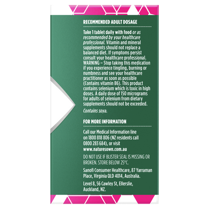 Nature's Own Bodyfuel Women's Multivitamin 60 Tablets Natures Own Womens