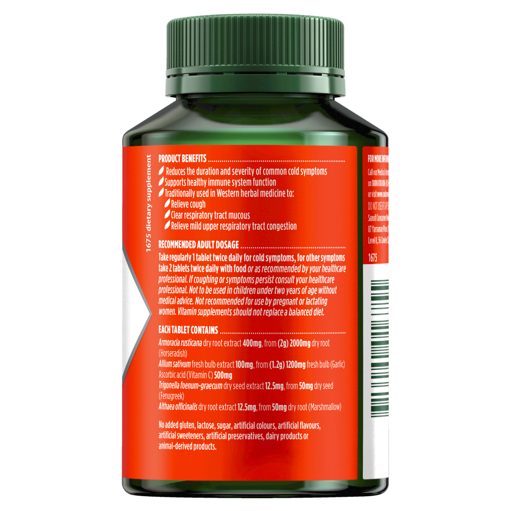 Nature's Own Triple Strength Garlic + C, Horseradish 100 Tablets Vitamin Natures