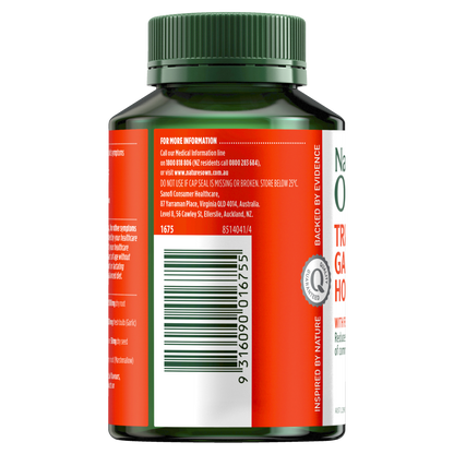 Nature's Own Triple Strength Garlic + C, Horseradish 100 Tablets Vitamin Natures