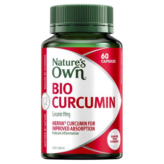 Nature's Own Bio Curcumin 60 Capsules 99mg Meriva® Inflammation Turmeric Natures
