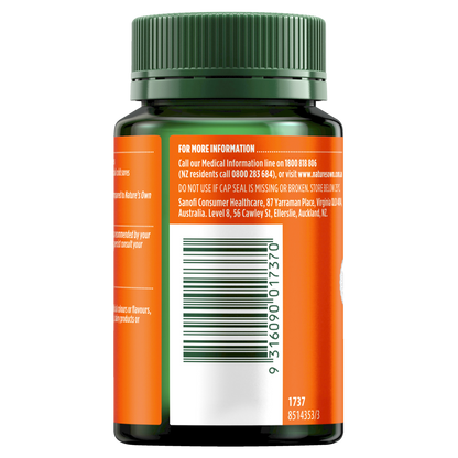 Nature's Own Double Strength Cold Sore Relief 50 Tablets L-Lysine Natures