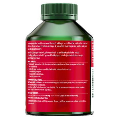 Nature's Own Glucosamine Sulfate with Chondroitin 200 Tablets Natures Own