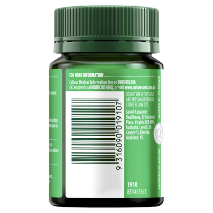 Nature's Own Vitamin B1 250mg 75 Tablets Energy Support High Strength Natures