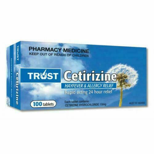 320 TABLETS - SAME AS ZYRTEC - CETIRIZINE 10MG ( WHY PAY FOR BRAND NAME? )