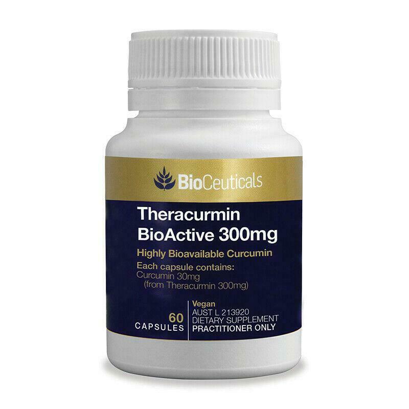 Bioceuticals Theracurmin BioActive Highly Bioavailable Curcumin 30 / 60 Cs