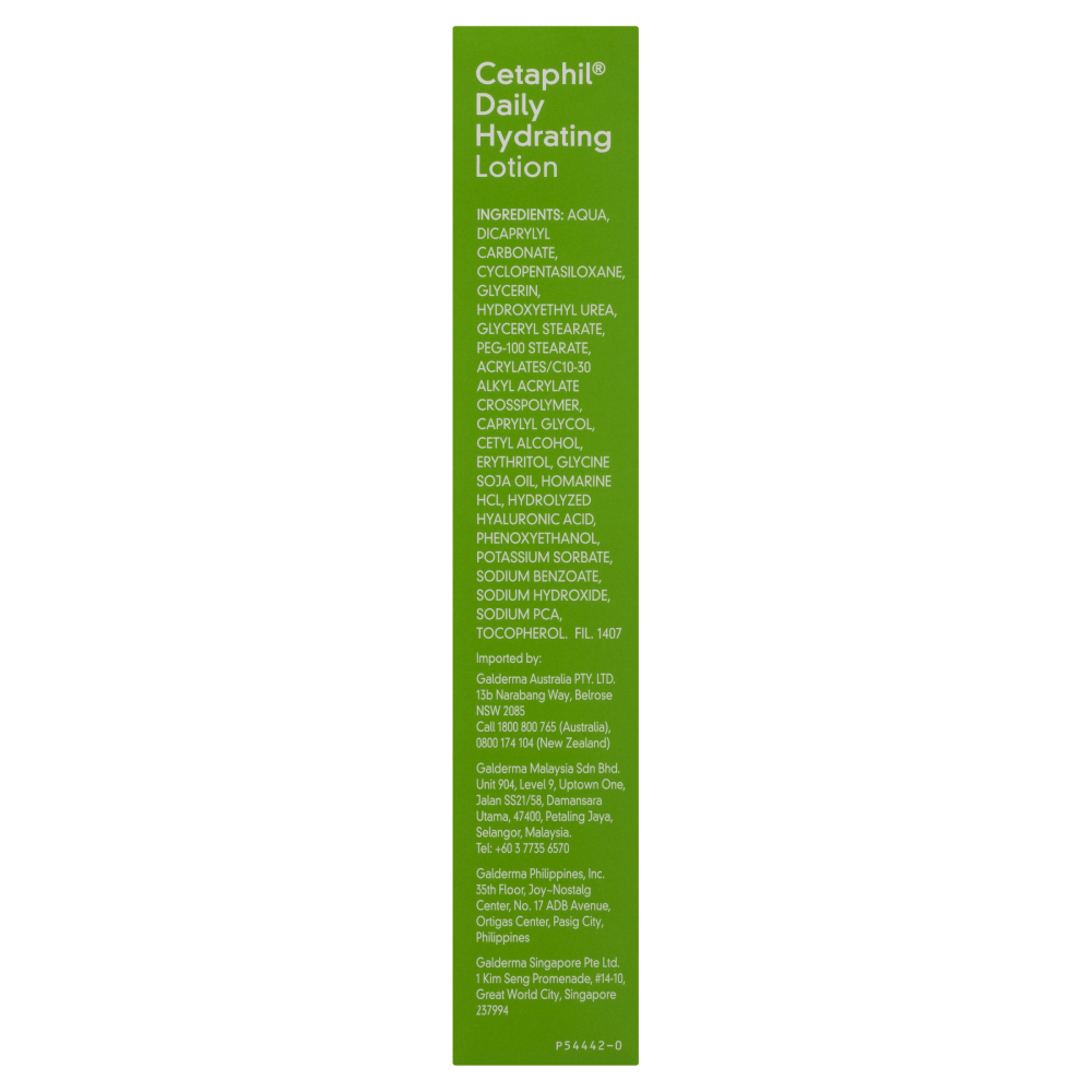 Cetaphil Daily Hydrating Lotion with Hyaluronic Acid 88mL Face Very Dry Skin