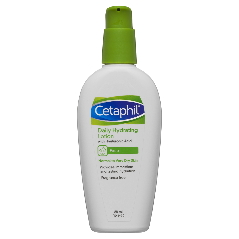 Cetaphil Daily Hydrating Lotion with Hyaluronic Acid 88mL Face Very Dry Skin