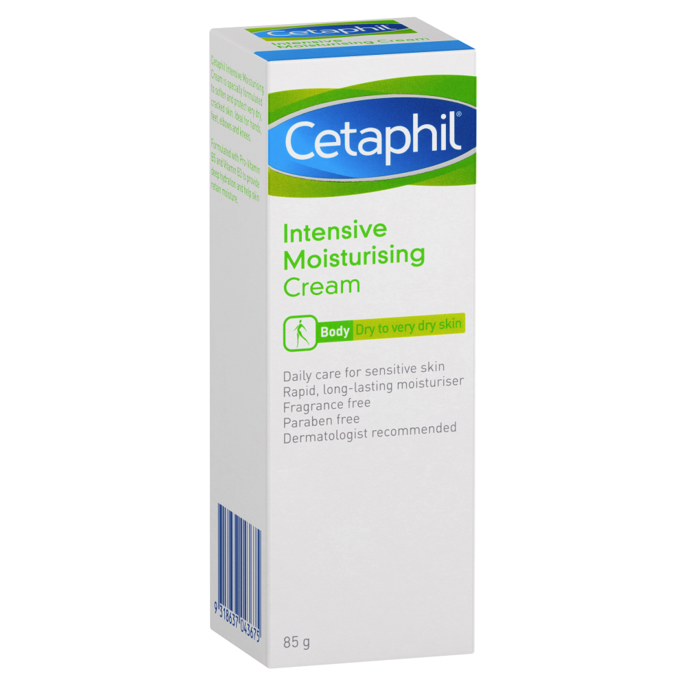 Cetaphil Intensive Moisturising Cream 85g Very Dry Skin Fragrance Paraben Free