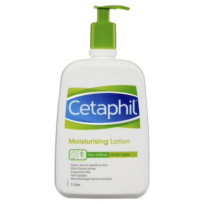Cetaphil Moisturising Lotion 1 Litre Pump Sensitive Skin Fragrance Free