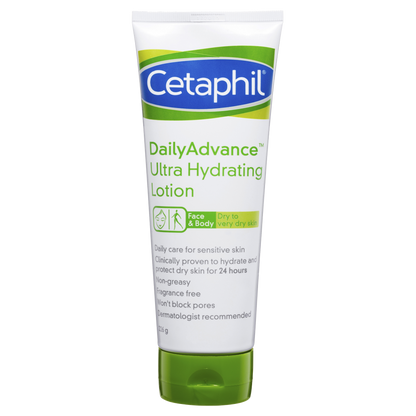 Cetaphil Daily Advance Ultra Hydrating Lotion 226g Very Dry Skin Fragrance Free