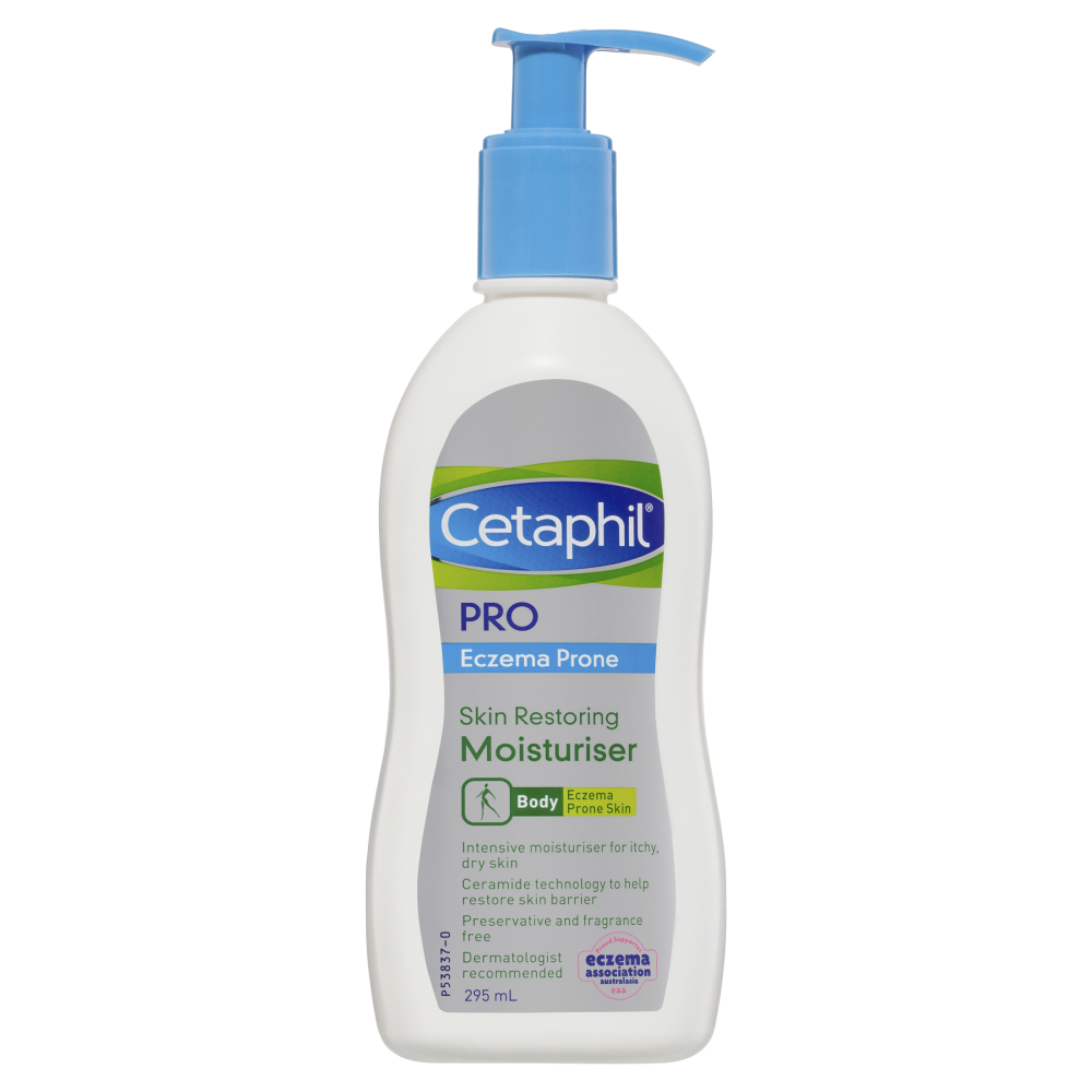 Cetaphil Pro Eczema Prone Skin Restoring Moisturiser 295mL Patented Ceramide