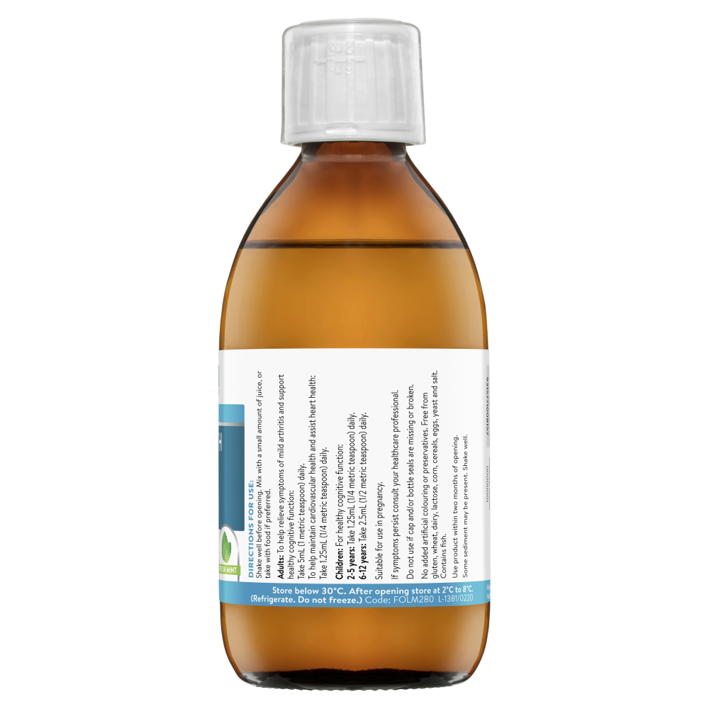 Ethical Nutrients High Strength Omega-3 280mL Oral Liquid Fresh Mint OMEGAZORB