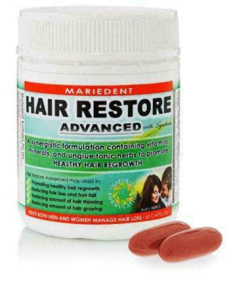 Mariedent Hair Restore Advanced Hair Loss Thinning Supplement 60 Capsules