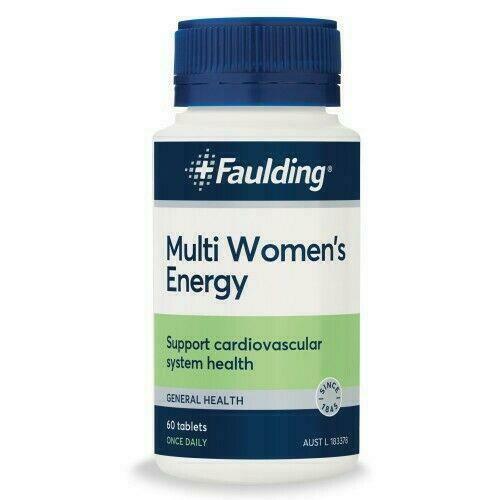 Faulding Multi Women's Energy 60 Tablets "EXP 10/2025"