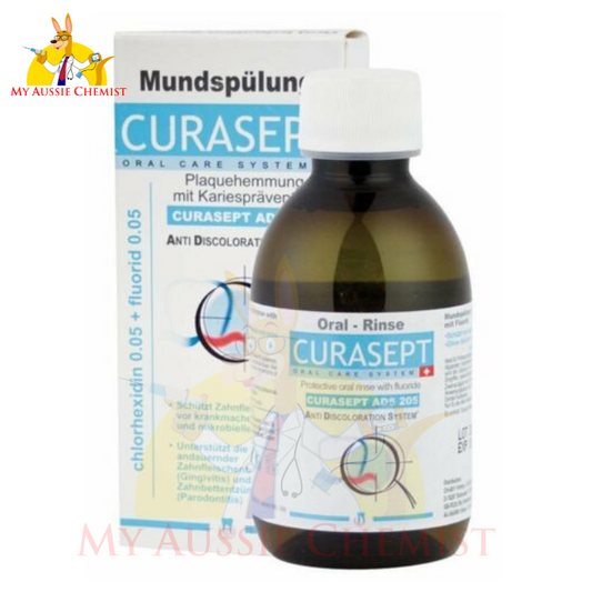 Curasept Chlorhexidine 0.05% Oral Rinse Mouthwash 200mL