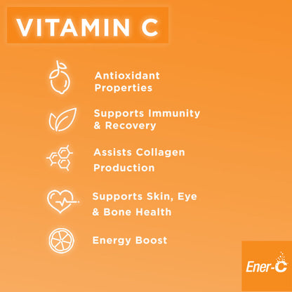 Ener-C Orange 12 Sachets – Multivitamin Drink Mix