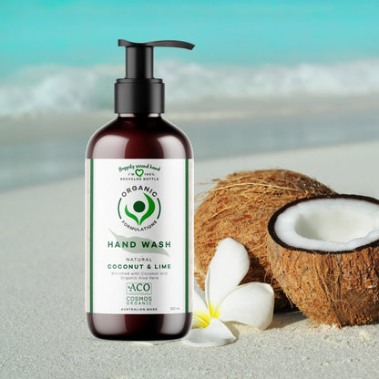 Organic Formulations Coconut & Lime Hand Wash 250ml