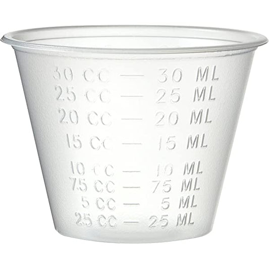 Medicine Cups Graduated Disposable 30Ml Pkt 100