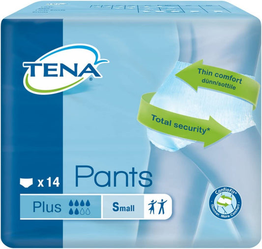 Tena Pants Plus Small Pkt 14