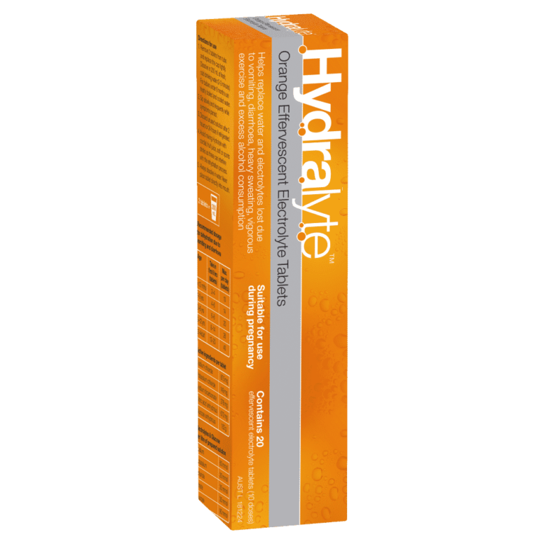 Hydralyte Effervescent Electrolyte 20 Tablets