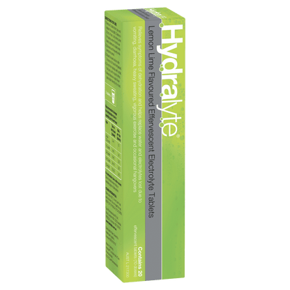 Hydralyte Effervescent Electrolyte 20 Tablets