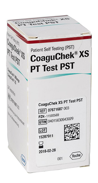 Coaguchek Xs Pt Test Strips Box 24