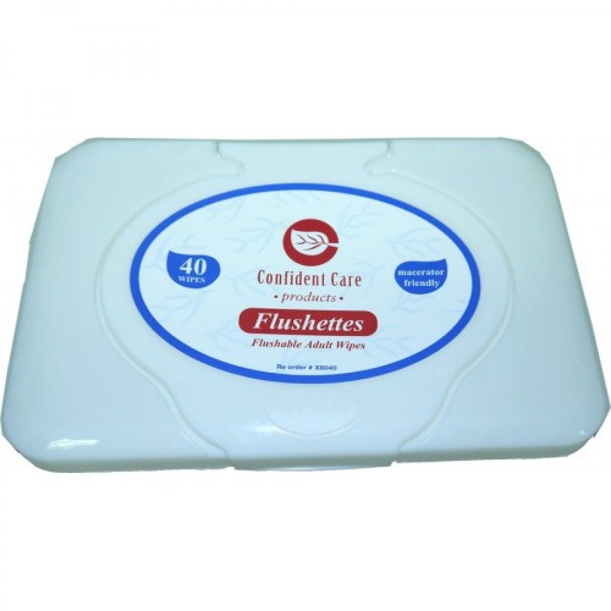 Confident Care Flushettes Adult Wipes Pkt 40