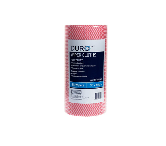 Duro Wiper Roll Heavy Duty Red 50Cmx30Cm Roll 85