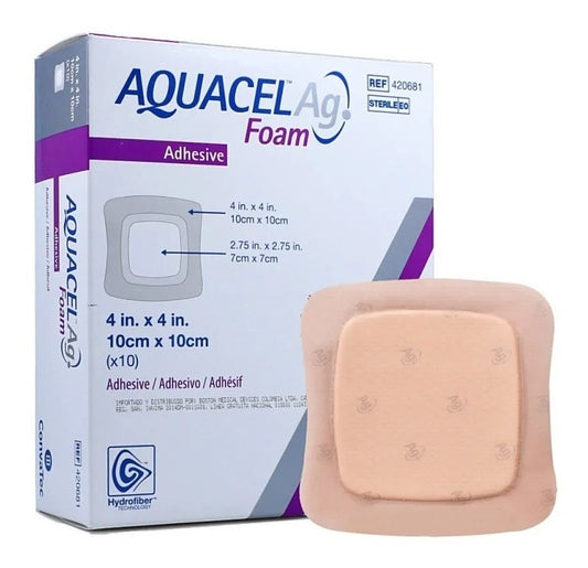Aquacel Foam Adhesive 10Cmx10Cm Box 10