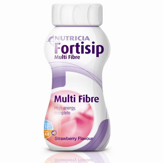Fortisip Multifibre Strawberry 200Ml Box 24
