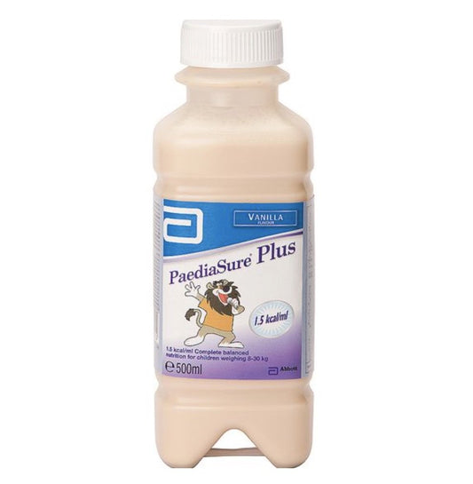 Pediasure Plus Vanilla 500Ml Ready To Hang, Box 8