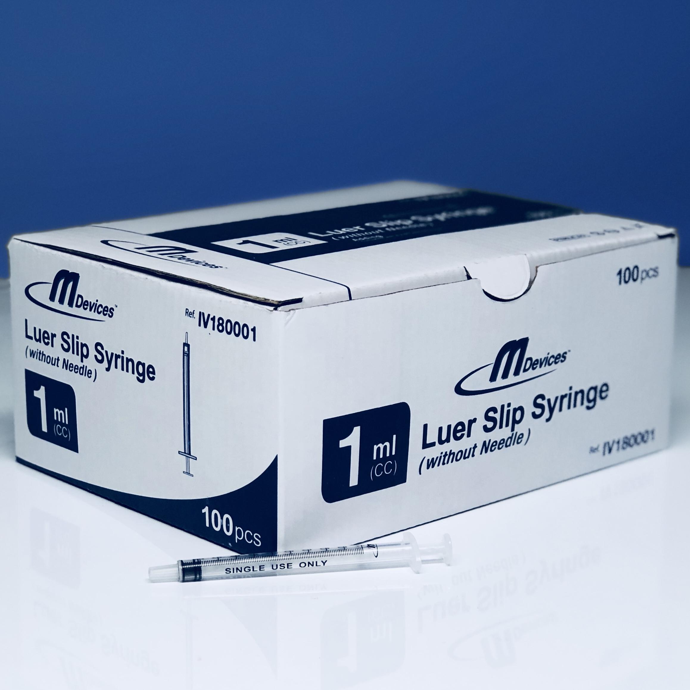 M Devices Syringe 1Ml L-Slip Box 100 – MyAussieChemist