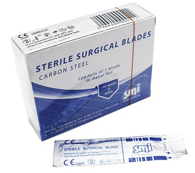 Smi Scalpel Blades Sterile Size 10 Box 100