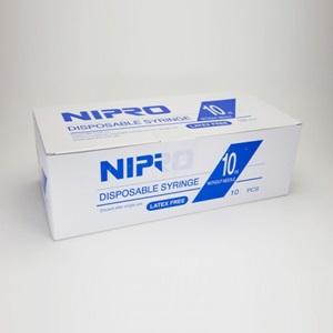 Nipro Syringe 10Ml L-Slip Without Needle, Box 100
