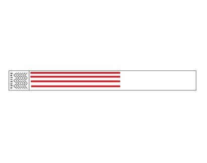 I.D. Bands Secure White 1000'S